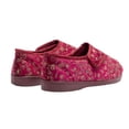 thumbnail image 2 of Zedzzz Womens Janice Touch Fastening Floral Slippers, 2 of 5