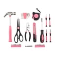 thumbnail image 4 of IVV 39PCS Tool Set for Home, Basic Household Repair Tool Kit, All Purpose Small Home Hand Tool Set, Portable General Tool Kits for Apartment College Dorm, Pink, 4 of 5