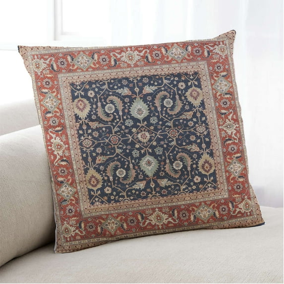 Ahgly Company Indoor Square Mid-Century Modern Throw Pillow, 18 inch by 18 inch