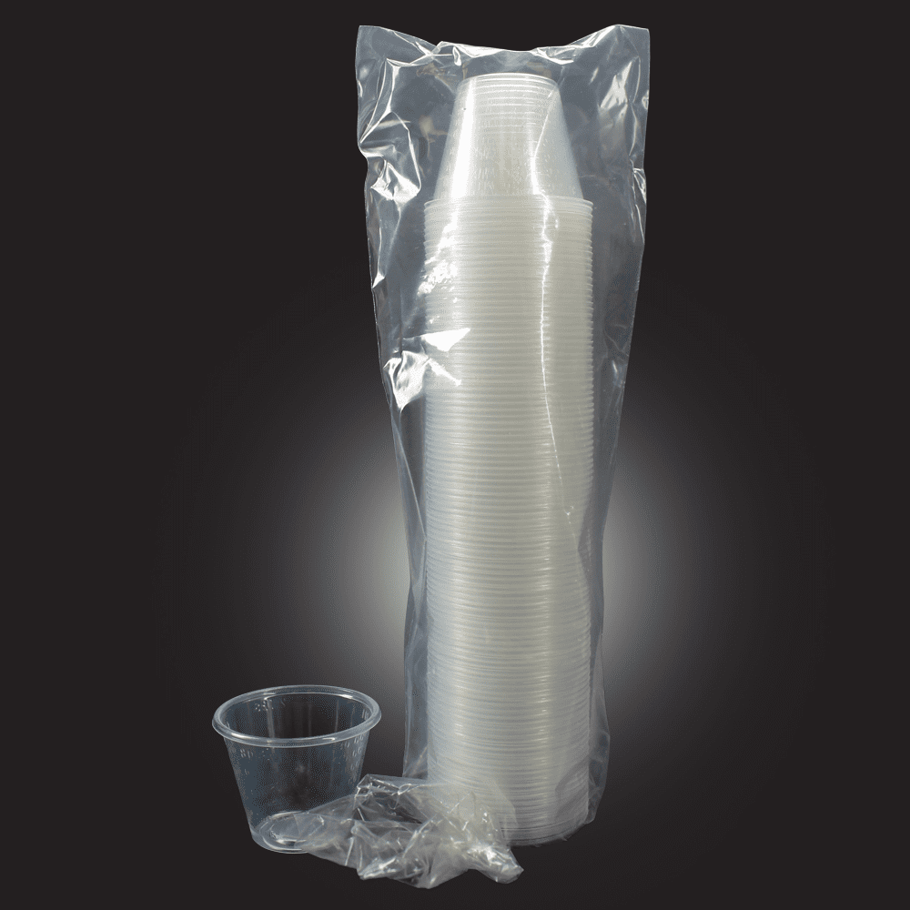1oz. NonSterile Graduated Plastic Medicine Cups (Sleeve of 100)