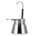 thumbnail image 3 of Single Spout Mocha Pot Stainless Steel Hand Pour Latte Classic Coffee Maker For Home Office 200ml, 3 of 6