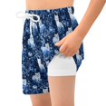 thumbnail image 4 of joogoo Fox in Blueberries Boys Swim Trunks Beach Swimsuit Shorts Boxer 4T, 4 of 8