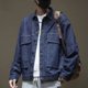 thumbnail image 5 of Abrigo vaquero para hombre, chaqueta vaquera para motocicleta, chaqueta vaquera para hombre, chaqueta de motociclista de manga ancha, abrigo de invierno de gran tamaño, precio económico, estilo corean, 5 of 5