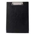 thumbnail image 1 of Longjian File Clipboard Leather Pad Profile Clip Board Notebook Clamp Paper Holder Office Drawing Reusable Portable Organizer, 1 of 6