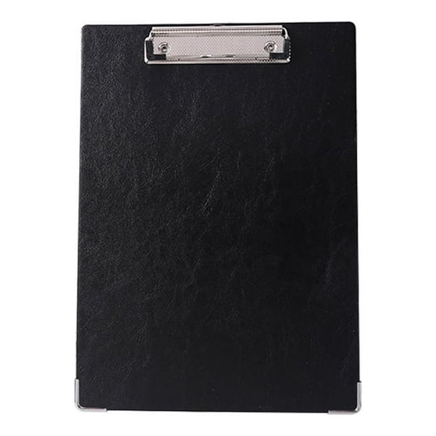 Methold Portapapeles para archivos, Clip de perfil de notas de cuero, abrazadera para tablero, soporte de papel, papelería de oficina, carpeta Kits de experimentos de química Talla B5
