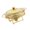 2.0L round gold, variant on Functional Round Glass Heat Keep Container Sturdy Glass 2.0L Meal Warmer with Stable Heat Retention for Home