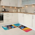 thumbnail image 5 of Logiee Rainbow Bulldog Sunglasses Print Kitchen Mats for Floor Sets of 2,Waterproof Kitchen Rugs,Non Slip Comfort Standing Mat Rug for Home,Runner,Sink,Office,Laundry, 5 of 6