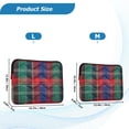 thumbnail image 4 of FORMRS 13-13.3 inch Laptop Sleeve Case Soft Carrying Quilted Computer Bag Cover, Red Green Pattern, 4 of 7