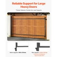 thumbnail image 4 of KFFKFF Gate Construction Set, Suitable for 60 to 96 in Broad Passages, Rises from 4 to 5 ft Tall Barrier, Modifiable Gate Construction Set, Sag-Resistant Complete Gate Frame Set with Latch Lock, 4 of 9
