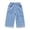 N362 Light Blue, variant on Girls Pants Bear Print Elastic Waist With Pockets Summer Loose Fit Pants Size 2-3 Years Dark Blue