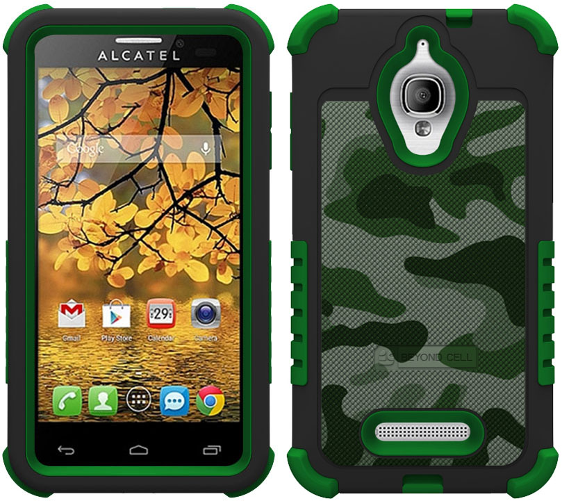 Green Camo Camouflage Duo Shield Design Case For Alcatel One Touch Fierce 7024w Walmart Canada