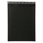 JAM Paper Bubble Padded Mailers, 9x12, 25/Pack, Black Kraft