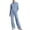 Sky Blue, variant on Enjoytime Womens 2 Piece Outfits Stand Collar Button Down Sweatshirt Wide Leg Pants Matching Sets Travel Casual Loungewear