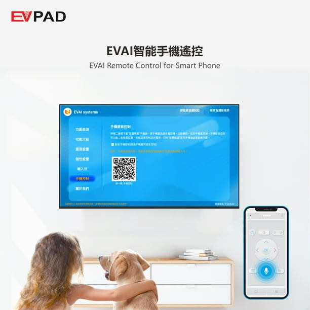 EVPAD 6P 4G RAM/64G ROM Android Tv Box Asia HK JP CN Taiwan North