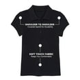 thumbnail image 3 of Girl's Short Sleeve Stretch Pique Polo Shirt (Sizes, S-2XL), 3 of 4