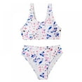 thumbnail image 1 of Xinhuaya Big Girls 2Pcs Swimwear Kids Bikini Beach Sets Child Summer Swimsuits Bathing Suit 8-12 Years, 1 of 7