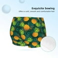 Easygdp Pineapples with Palm Leaves Girls Hipster Cotton Underwear