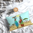 thumbnail image 5 of Naloa African Women Pillow Covers, Throw Pillow Case Cushion Covers,Cushion for Bedroom,Couch,Home-16"x24", 5 of 6