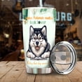 thumbnail image 3 of Alaskan Malamute Mother Book Lover Living That Dog Mom Life Happy Mother's Day 20oz Stainless Steel Tumbler Insulated Cup with Lid Alaska Mal Dog Lovers Gifts - 03004, 3 of 5