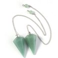 thumbnail image 3 of GFDYREE 3 Pcs un Collier Colliers Pendule Cristaux Collier Pierre Claire Cristal Sourcier Pendentif Cadeau Fille, 3 of 7