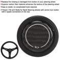 thumbnail image 1 of Aramox Steering Wheel Horn Button, Carbon Fiber Horn Push Button Kit For 6  For Nardi Steering Wheel Car Modified Accessory, 1 of 8