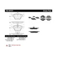 thumbnail image 2 of Centric Parts - Metallic Pads Fits select: 2013-2014 BMW X1, 2007-2013 BMW 335, 2 of 4