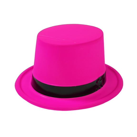 RUISINERY Popular Top Hat with Bright Fluorescent Color for Holiday Fashion Masquerades Party Jazzy Hat Stage Performers Party Hat