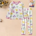 thumbnail image 2 of Caqnni Toddler Baby Girl Outfit Fall Winter Girl Clothes Long Sleeve Cute Fall Winter Outfitss Pants Outfits for 12 18 24 M 1t 2t 3t 4t 5t 6t Pajamas & Dailywear Set(2-3 Years,Pink), 2 of 9