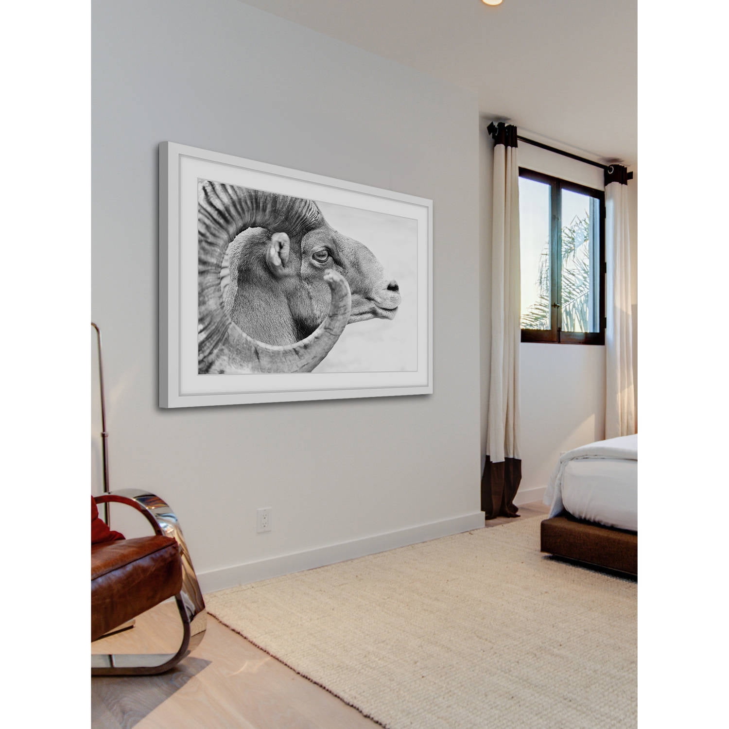 Marmont Hill "Ram Profile 3" Framed Painting Print