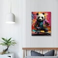 thumbnail image 4 of COMIO Graffiti Wall Art Panda Painting Pop Art Nursery Wall Decor Ready to Hang, 4 of 5