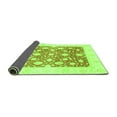 thumbnail image 2 of Ahgly Company Indoor Square Abstract Green Modern Area Rugs, 8' Square, 2 of 4