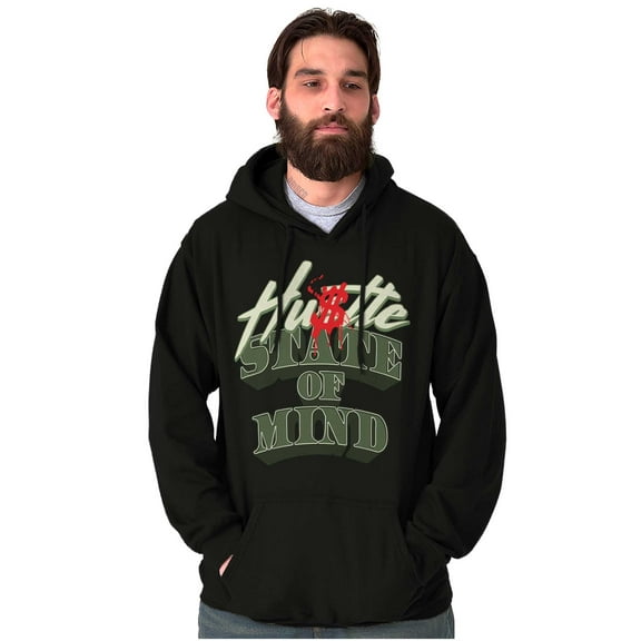 Urban Hustle State of Mind Money Hoodie Sweatshirt Women Men Brisco Brands S