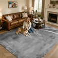 thumbnail image 2 of Area Rugs 5'x7', Coastal Beach Tree Grey Carpet Runner Indoor Outdoor Rugs Home Decor Aesthetic, Vintage Summer Palm Tropical Non Slip Mats Washable Accent Rug for Living Room Bedroom, 2 of 8