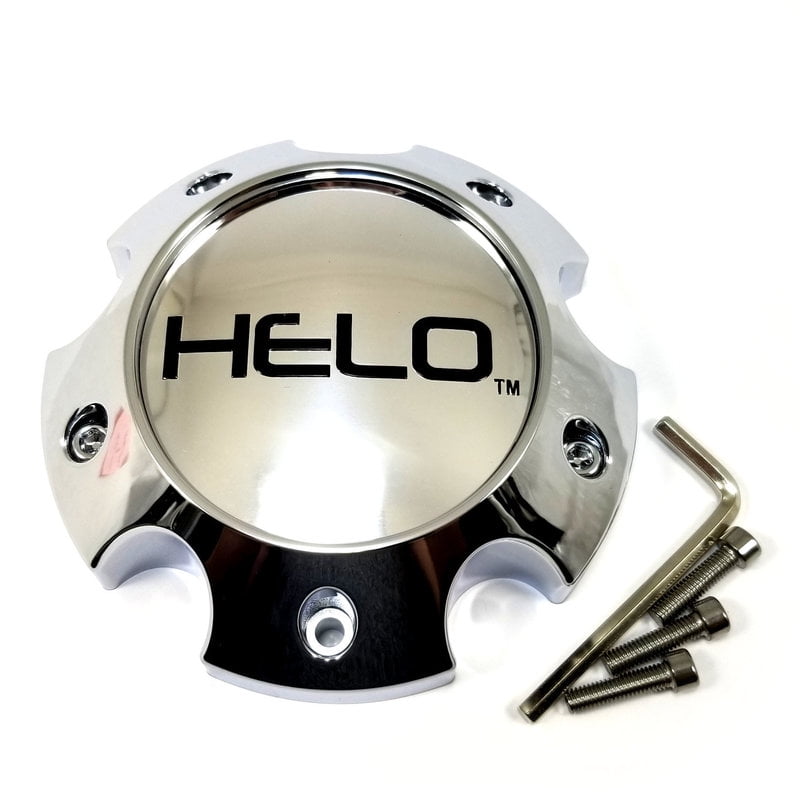 Helo Chrome 5-3/4' OD Wheel Center Hub Cap 5 Lug 5x5.5 (5x127), 5x5.9 (5x150)