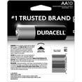 thumbnail image 2 of Duracell - CopperTop AA Alkaline Batteries - long lasting, all-purpose Double A battery for household and business - 10 Count, 2 of 8
