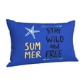 thumbnail image 2 of Kll Summer Stay Wild And Free Pillow Covers Envelope Closure,Super Soft And Cozy Fuzzy Fleece Pillow Case Cover 16"X24", 2 of 9