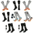 thumbnail image 6 of Heated Socks with 3 Heating Settings Winter Foot Warmer Sock Rechargeable 4000mAH Powered Electric Heating Socks, 6 of 6