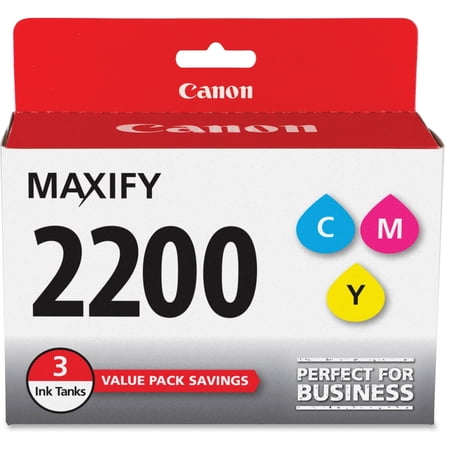 UPC: 0660685128026 | Canon  CNMPGI2200CMY  PG-2200 MAXIFY Color Ink Tank  3 / Pack