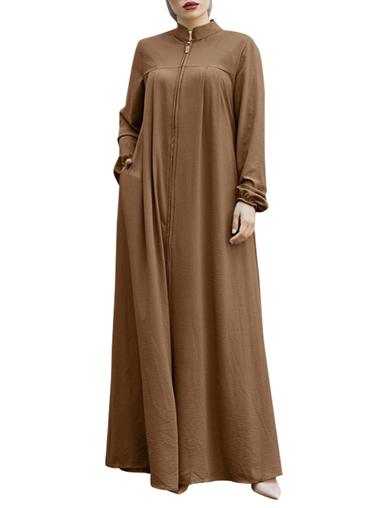 ZANZEA Women Printed Muslim Kaftan 