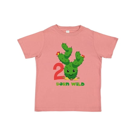 

Inktastic Cute Cactus 2nd Birthday Gift Toddler Boy or Toddler Girl T-Shirt