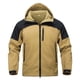 thumbnail image 2 of Ceisia Men's Regular Fit Waterproof Windproof Fleece-Lined Softshell Jacket | Outdoor Hooded Multi-Functional Jacket Gifts, 2 of 9
