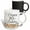 Multicolor, variant on 3drose, Happy 70th Birthday with Peach Flowers, 15oz Two-tone Blue Mug