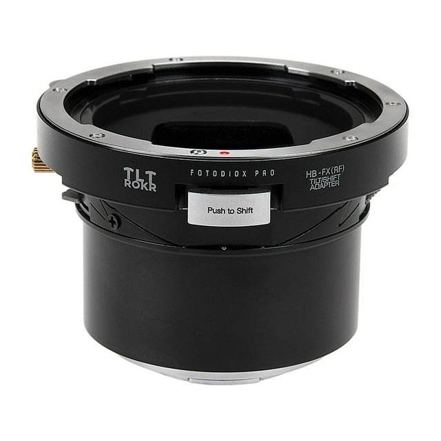 Fotodiox Pro TLT ROKR - Adaptateur de Montage d'Objectif Inclinable/de Shift pour Objectif Hasselblad V-Mount SLR vers Appareil Photo Sans Miroir Fuji X-Mount