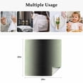 thumbnail image 4 of Light Green Black Ombre Cloth Napkins, Modern Gradient Abstract Art Washable and Reusable Dinner Napkins Set of 6, Table Napkin for Kitchen Party Birthday Wedding Hotel Housewarming 20"x20", 4 of 8