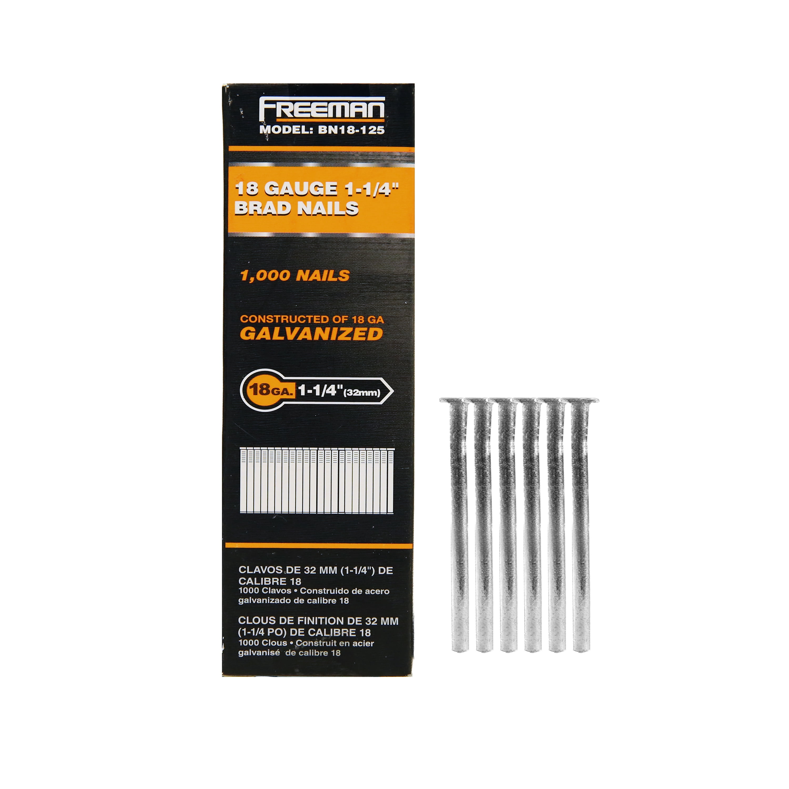 Arrow BN1816WCS 1-Inch Brad Nail 2000 Count - Walmart.com
