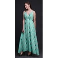 thumbnail image 3 of Bimba Animal Ladies Printed Resort Maxi DrawstringDressSpaghetti Strap Beach Wear-X-Small, 3 of 6