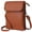 Brown, variant on Badiya Adult Big Crossbody Bags, Adjustable Strap, PU Leather, 1-Piece, Grey
