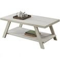 thumbnail image 2 of Home Square 3-Piece Set with Coffee Table & 2 End Tables in White, 2 of 11