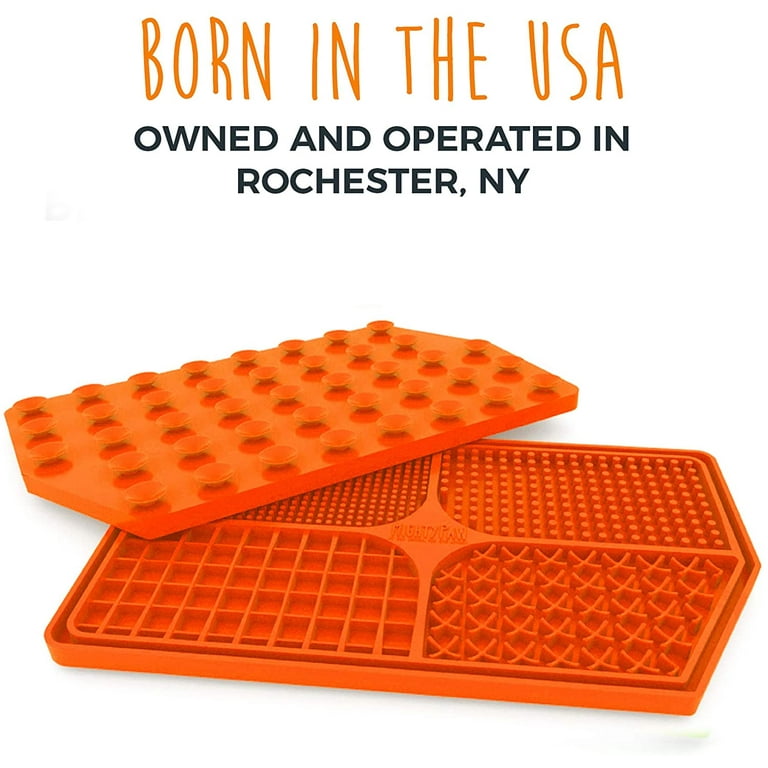 Boredom Buster Lick Mat for Dog Anxiety - Strong Suction Cups for Easy  Grooming and Slow Feeding -Deal!