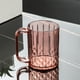 thumbnail image 1 of Portacepillos de dientes de plástico con vaso de enjuague - organizador de baño de 4,33x2,95x3,94 pulgadas, gris rosa marrón azul, base antideslizante, fácil de limpiar, 1 of 6